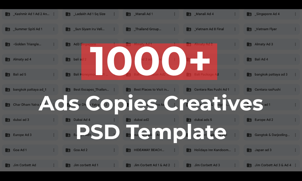 Travel design templates preview